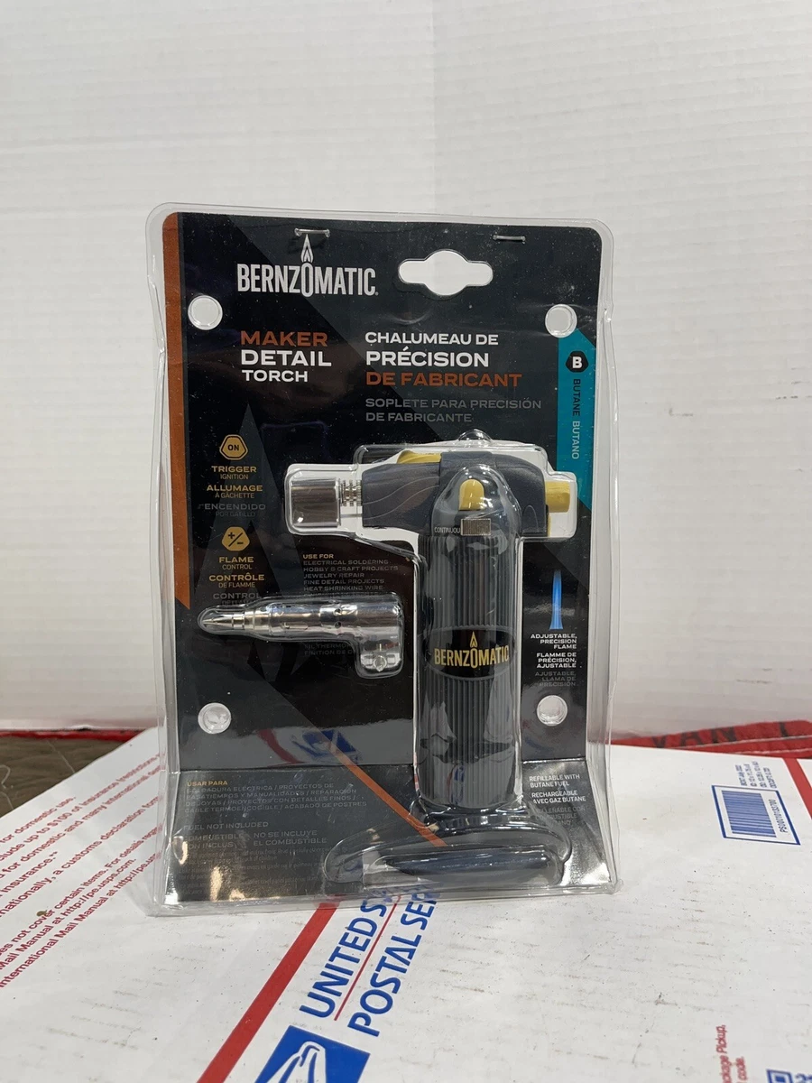 BERNZOMATIC ST2200 3in1 DETAIL MICRO FLAME BUTANE TORCH KIT eBay