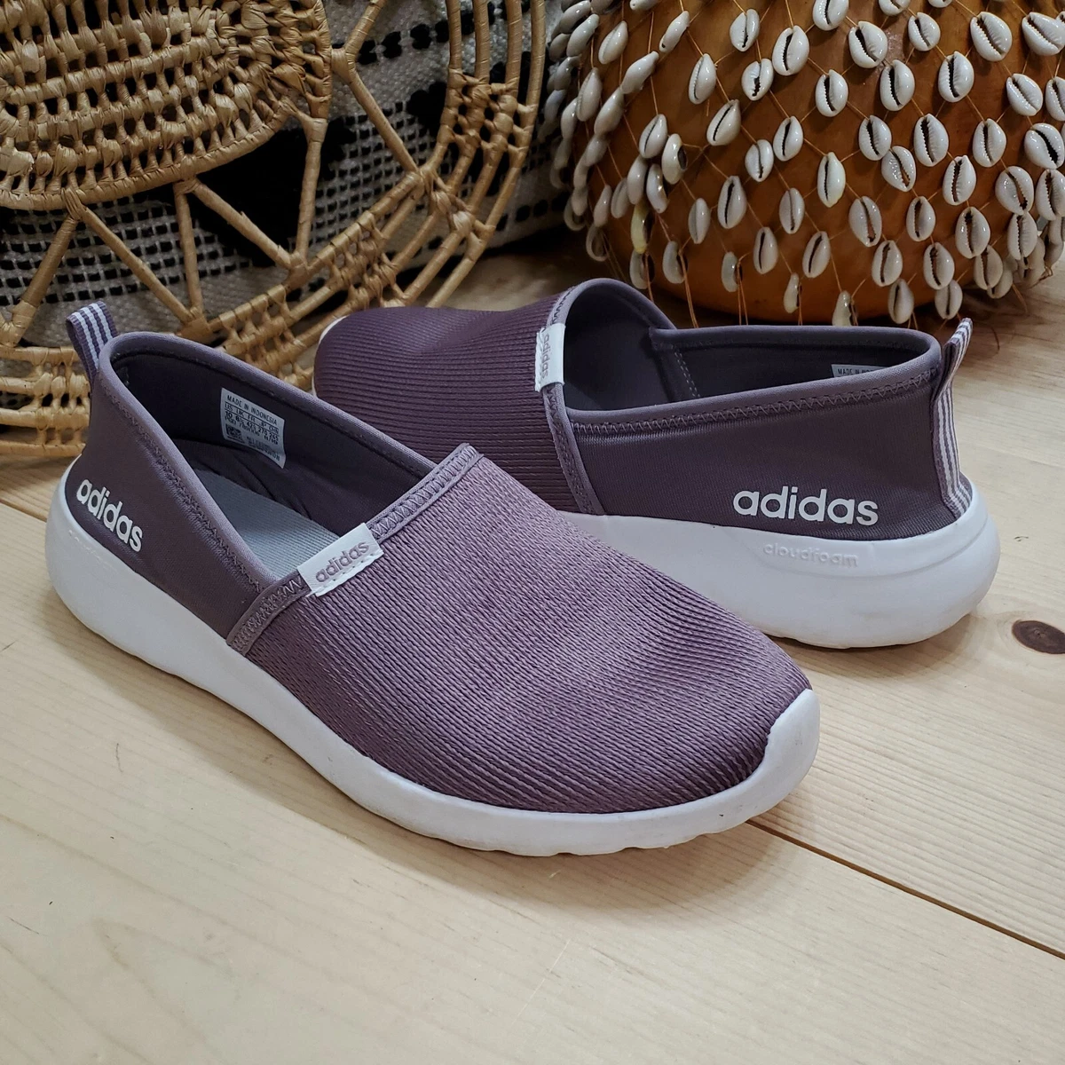 Adidas cloud hotsell slip on