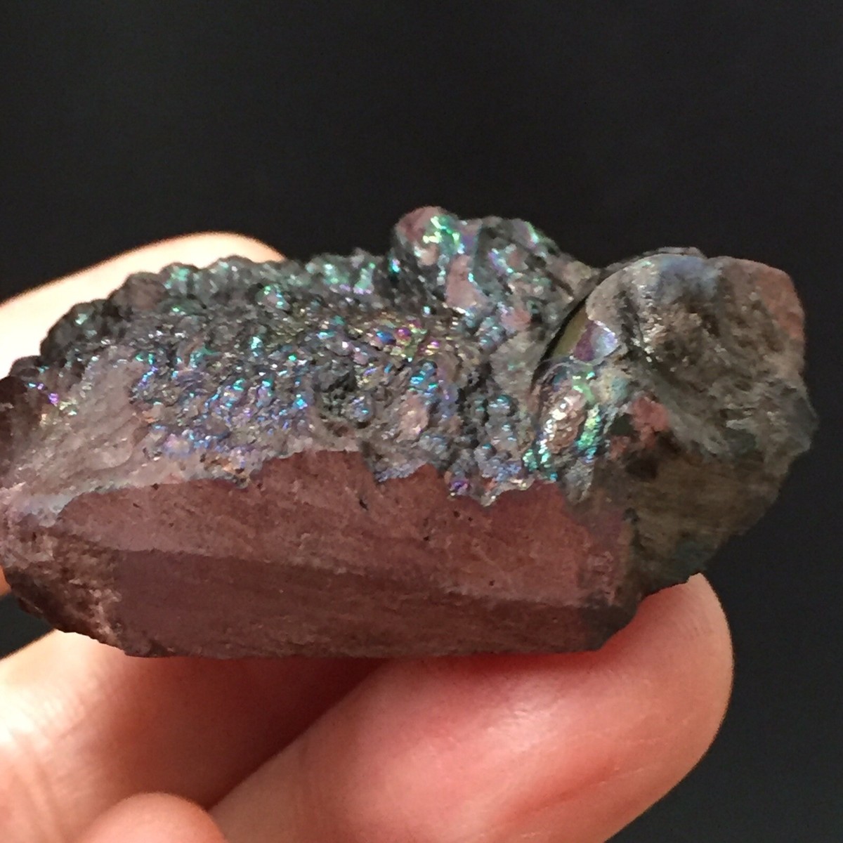 leklai lek lai umklum iridescent hematite rainbow natural