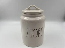 Rae Dunn Ceramic Store 4.5x9.5in Canister BB02B42014