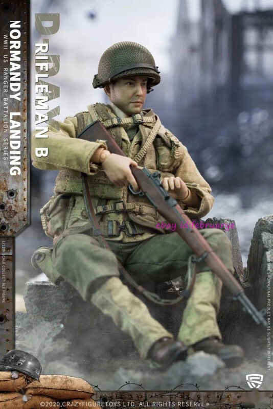 その他 Crazy Figure RIFLEMAN A NORMANDY LANDING Crazy Figure 1/12 LW017 Normandy Landing Rifleman B Action