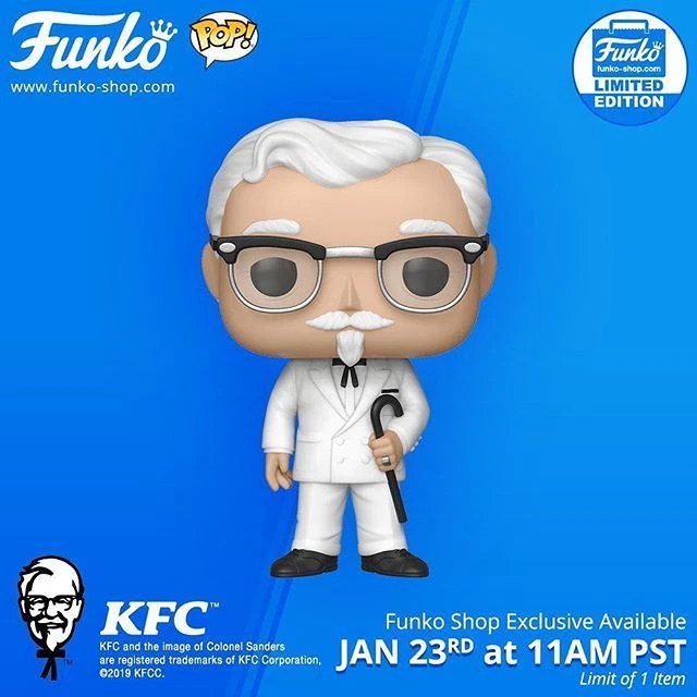 Colonel sanders pop vinyl deals