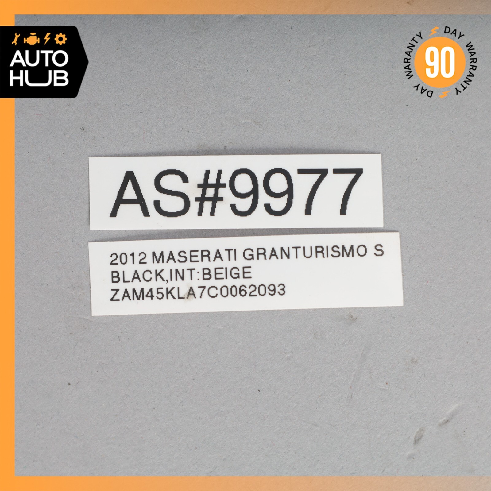 08-19 Maserati GranTurismo M145 Coupe Rear Right Side Door Panel Trim Wood OEM