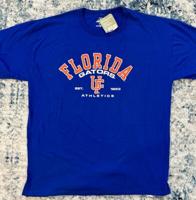 NEW With Tag Vintage Florida Gators Moisture Wick Blue T Shirt XL