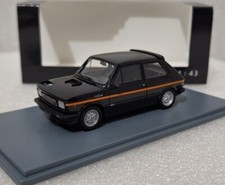 Modellino auto Fiat 127 Sport 70 CV 1979 nero arancione 1:43 Neo 45120 resina