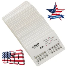 50 X  AZDENT Dental Orthodontic Metal Brackets Braces Standard MBT 022 Hooks 345