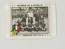 FIGURINE FOOTBALLERS PANINI 1979/80 AMBROSIAN TEAM 1929 n 390 EXCELLENT RECOVERY