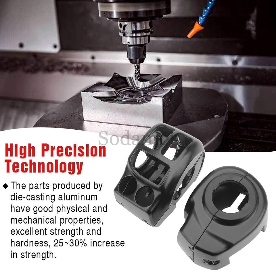 1Pair Motorcycle Hand Control Switch Housing 71500185 For Harley Touring 2014+ - Image 2 of 4