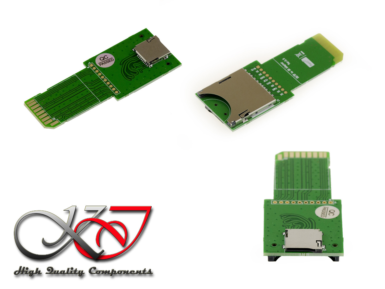 Adattatore Riser SD O MICROSD SDHC SDXC A SD