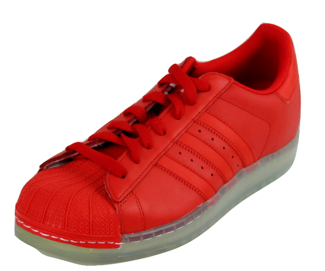 adidas superstar mens red stripe