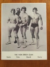 THE VON ERICH family 8x10 photo wrestling Texas wccw Kerry Kevin wcw nwa