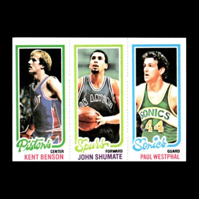 Kent Benson John Shumate Paul Westphal 1980-81 Topps #229 212 84