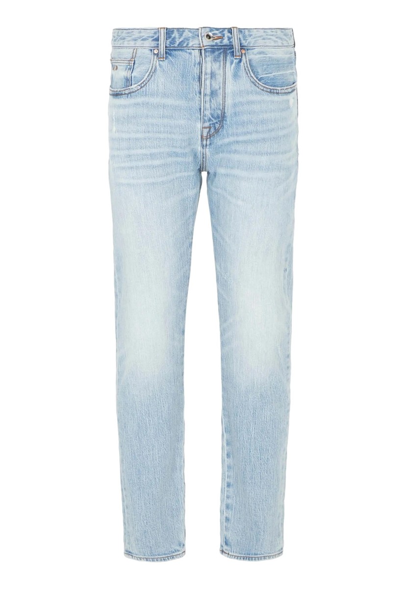 NWT ARMANI EXCHANGE J24 TAPERED FIT JEANS IN STRETCH TWILL 6RZJ24