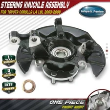 Front RH Steering Knuckle & Wheel Hub Bearing Assembly for Toyota Corolla 03-08