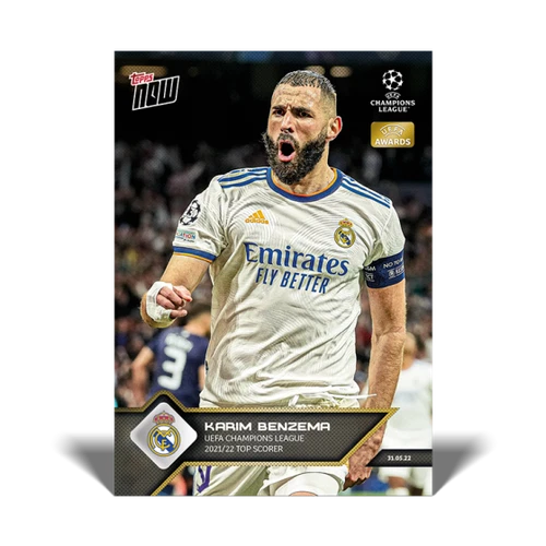 2021-22 Topps Now UCL Karim Benzema #167