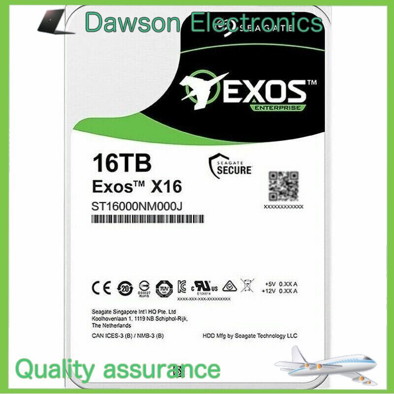Seagate Exos 16TB X18 SATA 6Gb/s 3.5
