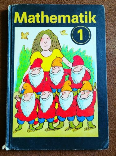 1990 GDR Ostalgia schoolbook mathematics 1st Class, illustrated Manfred Bofinger - Picture 1 of 6