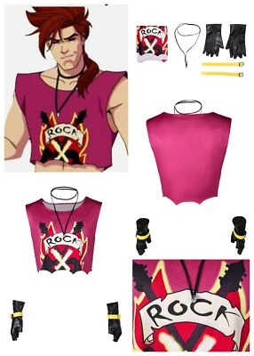 top Gambit X-Men Cosplay Costume Halloween Carnival party Disguise mens Suit