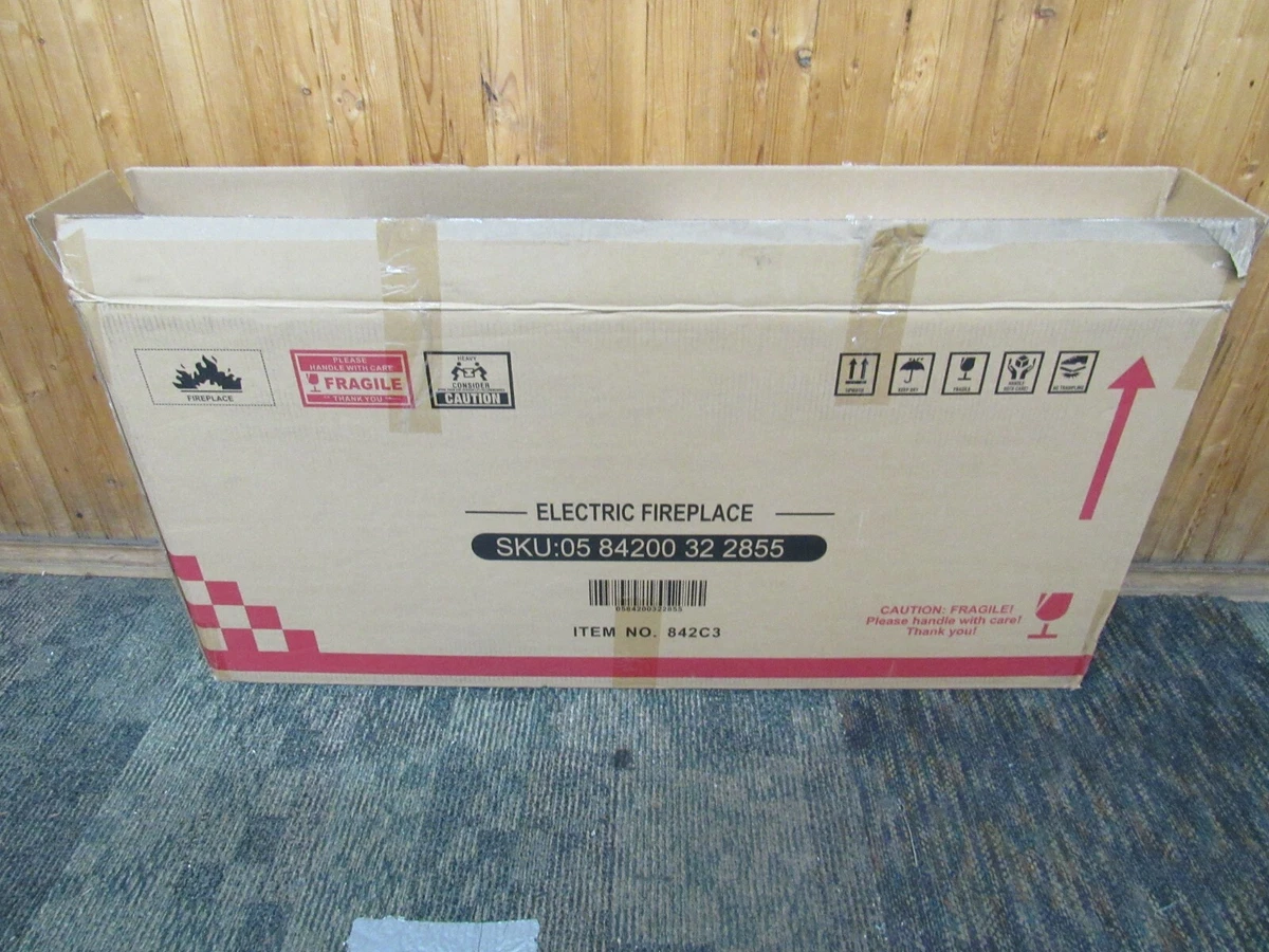 R.W.Flame 42u0026#034; Electric Fireplace Recessed Wall Mount u0026amp; in-Wall  Fireplace Heater | eBay