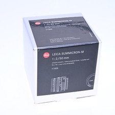 Leica Summicron-M 50mm f/2 Prime Lens 11826 BOX ONLY
