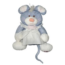 Mouse Teddy Bear 16" Tall PUFFALUMP CLOTHES Soft Toy Fisher Price Vintage 1987