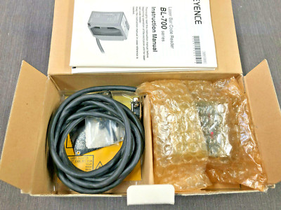 Keyence BL-781 Long Distance Laser Barcode Reader 5VDC, RS-232 Serial Comm.