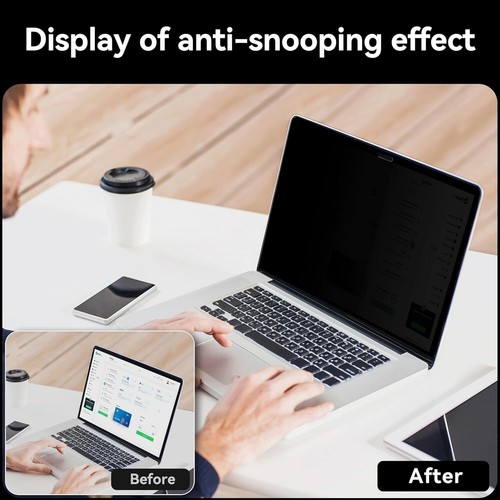 360° Privacy Screen MacBook Pro 13 inch& Air 13" Matte Anti Glare Blue Light - 第 6/7 張圖片