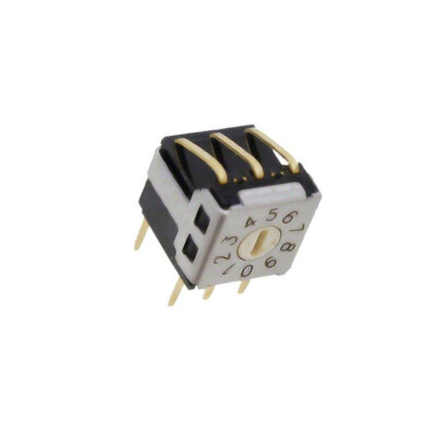 A6KV-102RF Kodierschalter DEC/BCD Pos: 10 THT RKontakt max: 100mΩ 1,96Ncm OMRON