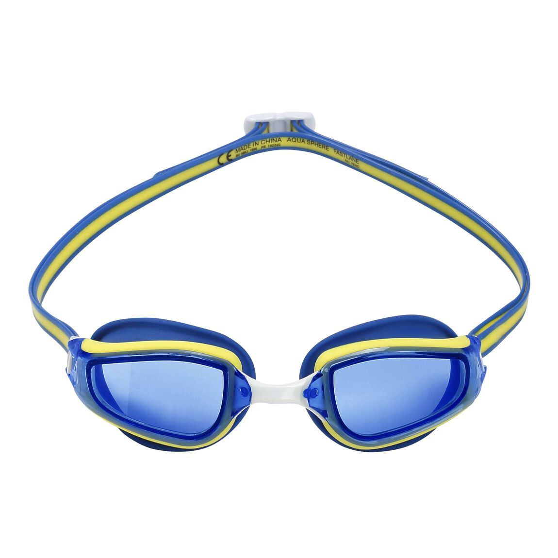 Aqua Sphere Fastlane Goggles Blue/Yellow UK