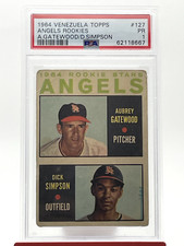1964 Topps Venezuela Los Angeles Angels Rookies #127 PSA 1 Pop 1 only 4 higher!
