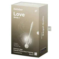 Satisfyer Love Birds 1-White Connect App | Vibrating Kegel Balls |