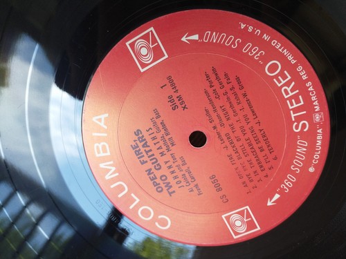 LP Vinyl Records Johnny Mathis-Heavenly LP Good + Open fire, two guitars - Picture 8 of 9