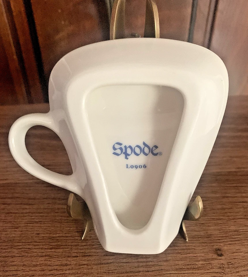 Spode Blue Room Collection May Tea Pot 5 Cup w/ Tea Bag Holder EUC - Image 4 of 4