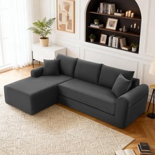 103" Cloud Sectional Couch , Modern Modular Sofa with L-Shape Left Facing Chaise