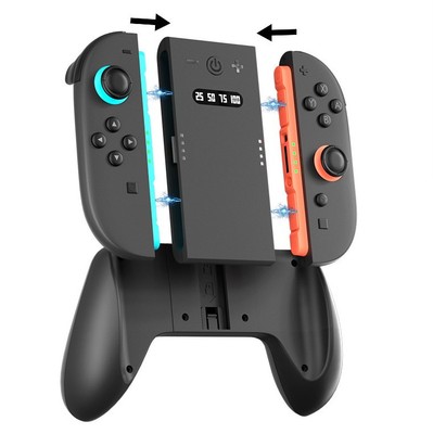 Charging Dock Grip Ladegerät für Switch 2 Spielkonsole Zubehör Power Display