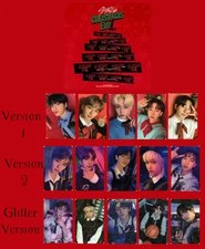 Stray Kids 'Christmas Evel' Version 1, Version 2, Glitter Photo Cards SKZ
