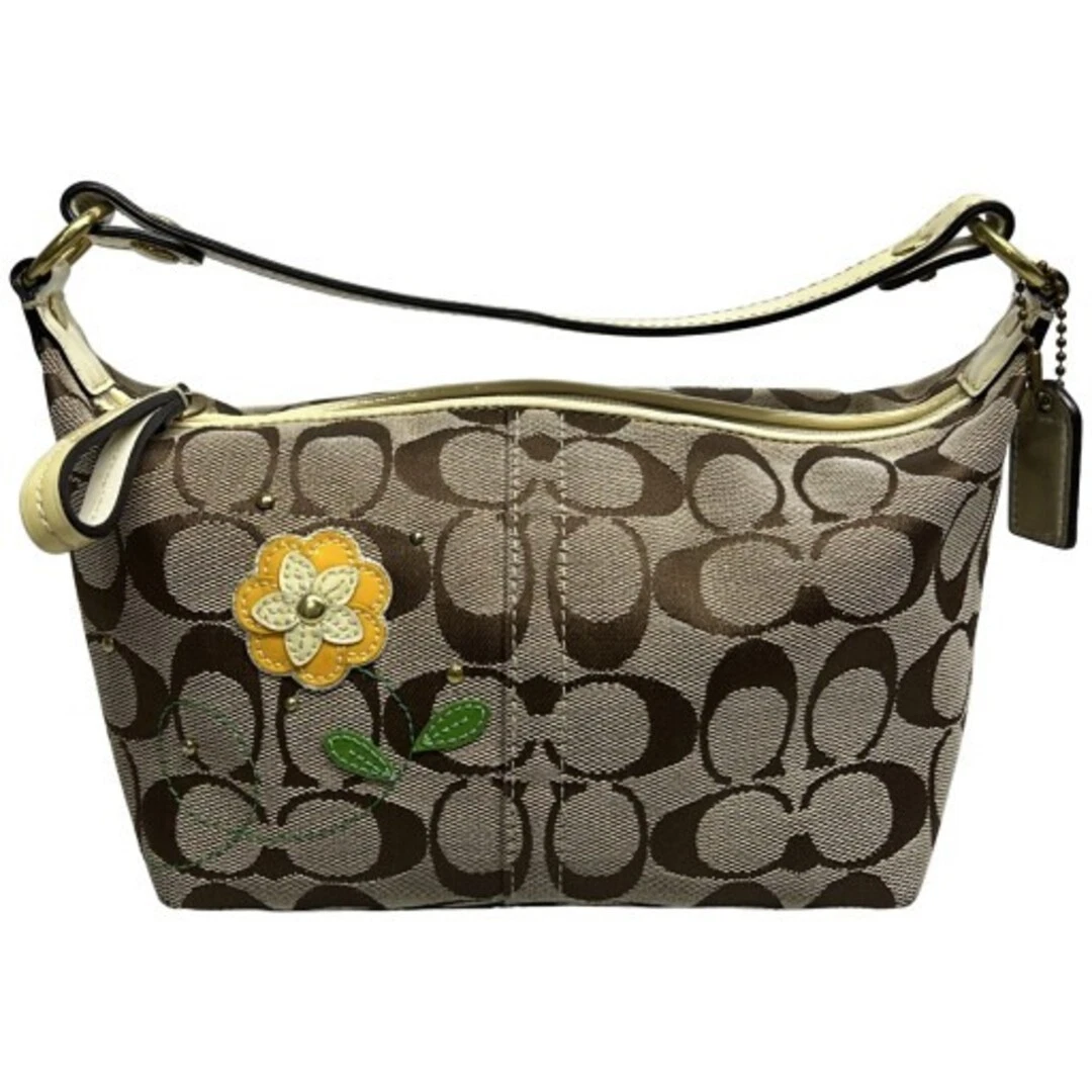 バッグ COACH Signature Accessory Pouch Flower Coach Canvas Exterior Floral Bags & Handbags for Women for sale | eBay