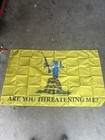 Flags Beavis Cornholio Meme Are You Threatening Gadsden Tread Funny — photo 1
