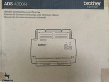Brother ADS4300N 24 bit Dual CIS 600 x 600 dpi Sheet Fed Professional Desktop Sc