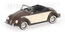 Minichamps Volkswagen Hebmüller Cabriolet 1949 Brown Creme 1:43 Diecast Model Ca