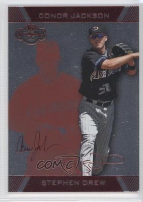 2007 Topps Co-Signers Silver Red 63/199 Stephen Drew Conor Jackson #36 e5r