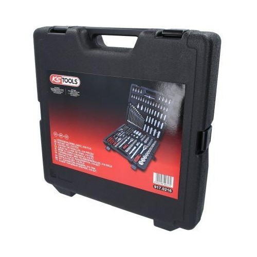 1/4 Zoll+3/8 Zoll+1/2 Zoll Steckschlüssel-Satz, 216-tlg KS TOOLS 917.0216 - Bild 5 von 9