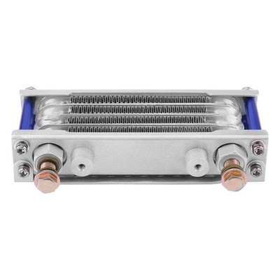 (Exportmodell Silber)65-ml-Motorrad-Ölkühlersystem-Kit Kühlt Den Motor BAK
