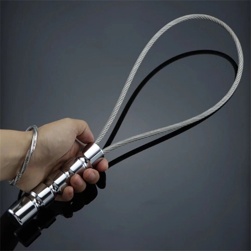 Spanking Horse Drahtpeitsche Edelstahl Flogger Reiten Mit Griff Paddel ✨ ▽ - Bild 2 von 4