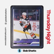 2023 UPPER DECK #456 JACKSON LACOMBE YOUNG GUNS RC ROOKIE