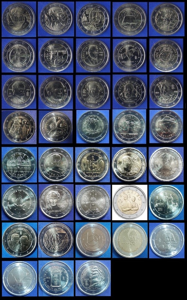 ITALIE ITALIEN - 2 Euros Commemorative 2004 - 2025 Toutes les Années Disponibles