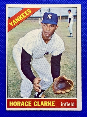 #ad 1966 Topps Horace Clarke #547 VG RC788 $65.00