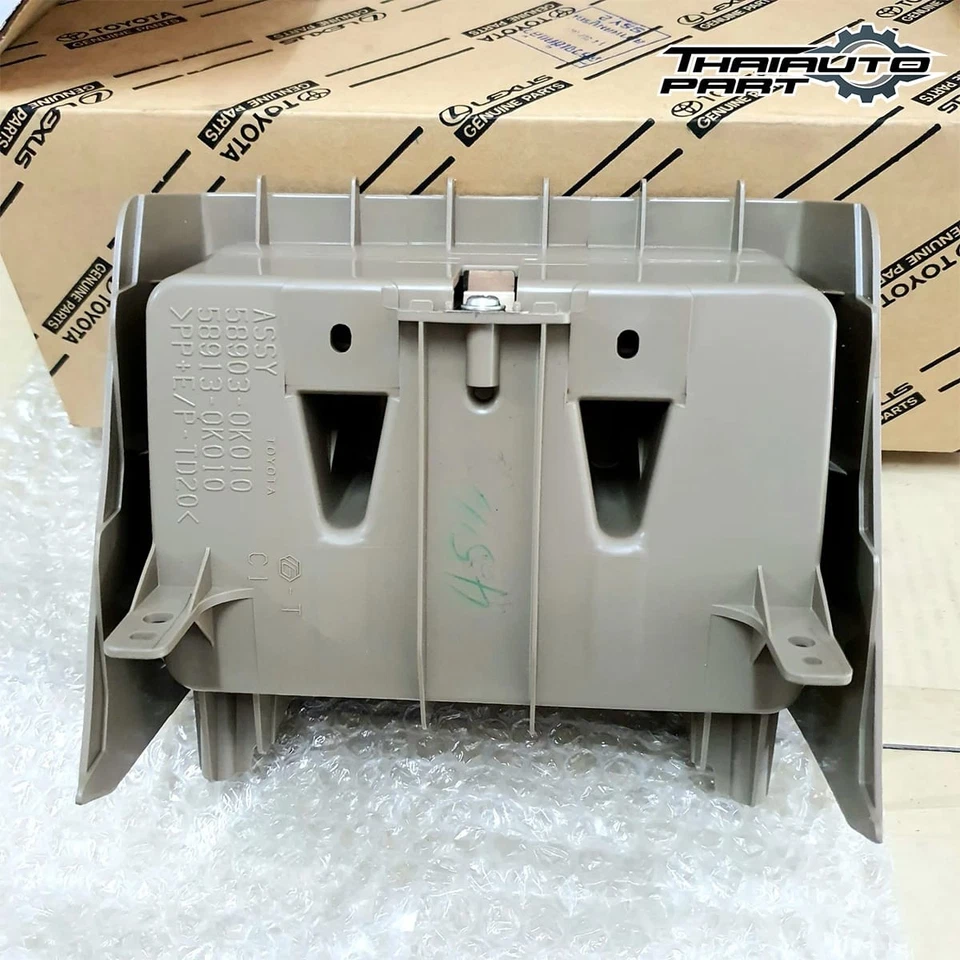 Portavasos consola trasera beige para Toyota Hilux SR5 MK7 Fortuner GGN50 05-14 OEM Foto 3 de 4