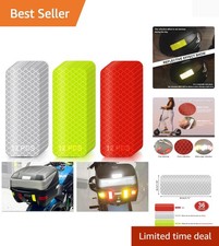 Reflective Safety Tape Set - 36 Waterproof Stickers for Helmets, Vehicles More