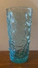 VINTAGE ANCHOR HOCKING LIDO MILANO AQUA GLASS TUMBLER 20 OZ